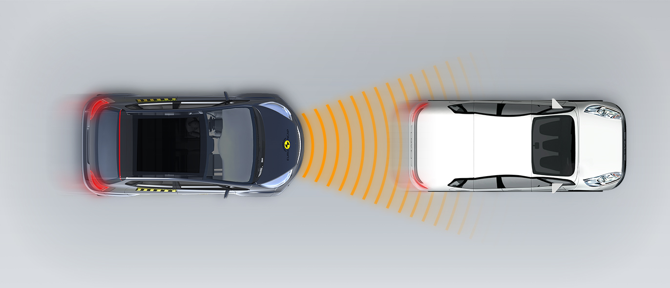 Approaching a slower moving car 