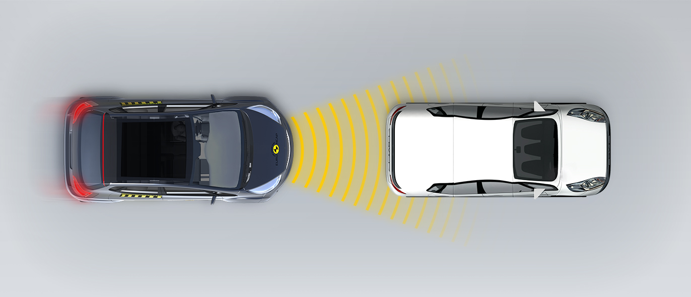 Approaching a stationary car 